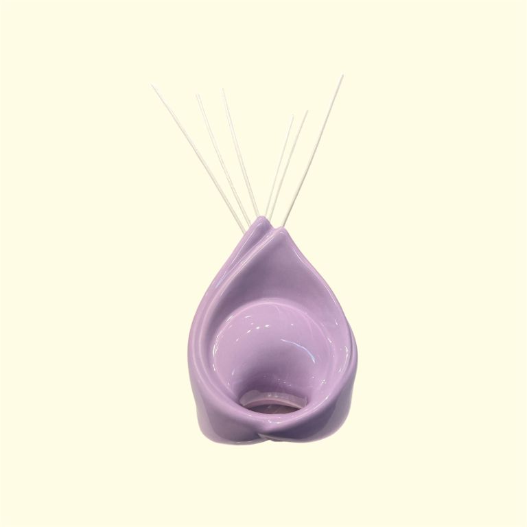 Diffusore in ceramica Tortellino - 15 cm Lilla