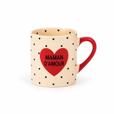 Tazza in porcellana "Maman d'Amour" - 150 ml Adorabile