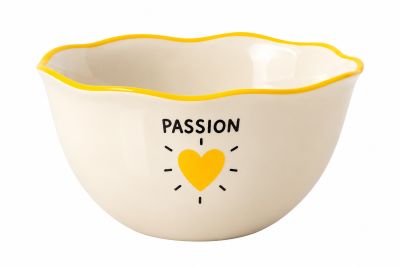 Ciotola cuore in ceramica smaltata - 500 ml adorabile